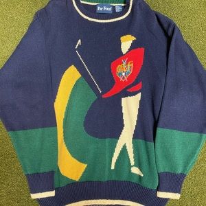 Vintage 90s golf knit sweater